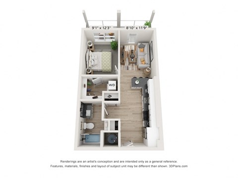 bedroom floor plan  townhouse apartments for rent in the greens at
